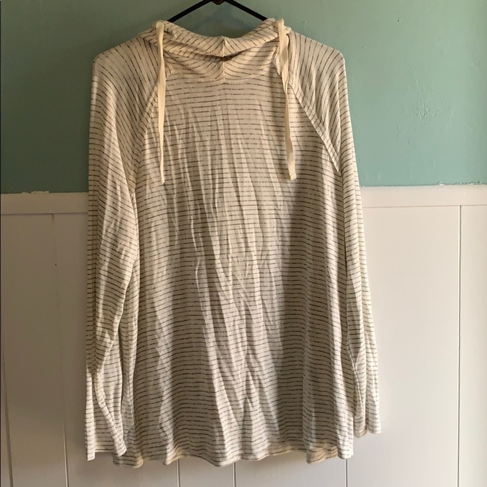 Torrid cowl neck hoodie.